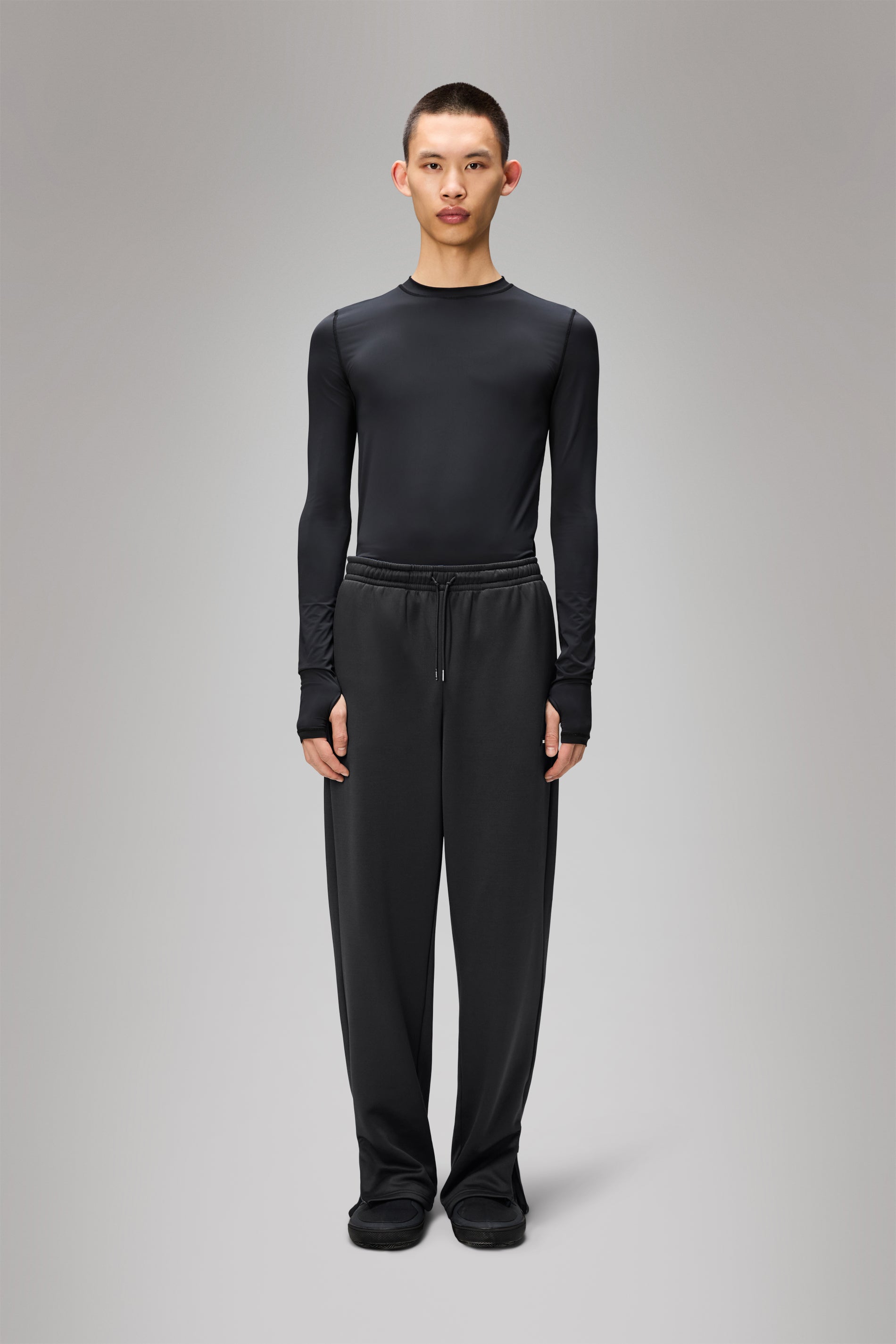 RAINS Sintra Fleece Pants Regular Black Pants