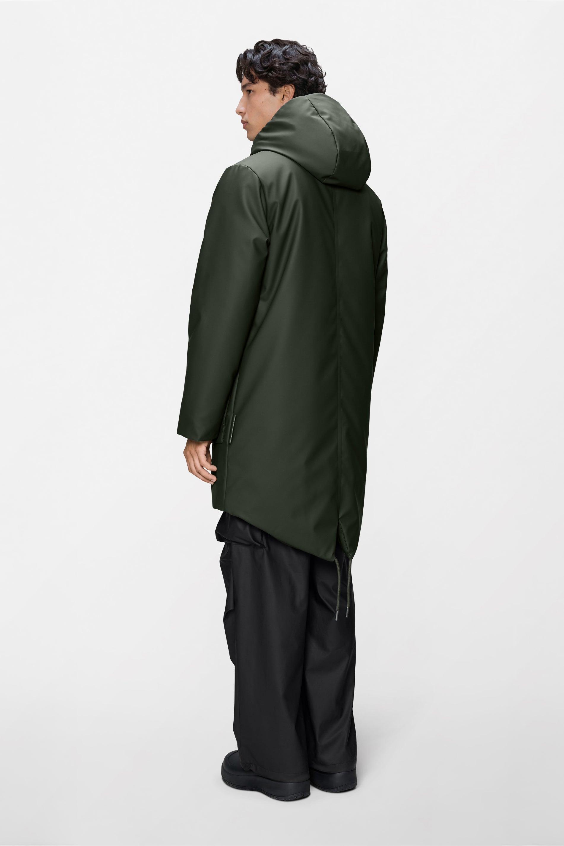 RAINS Nome Long Parka Green Jacket