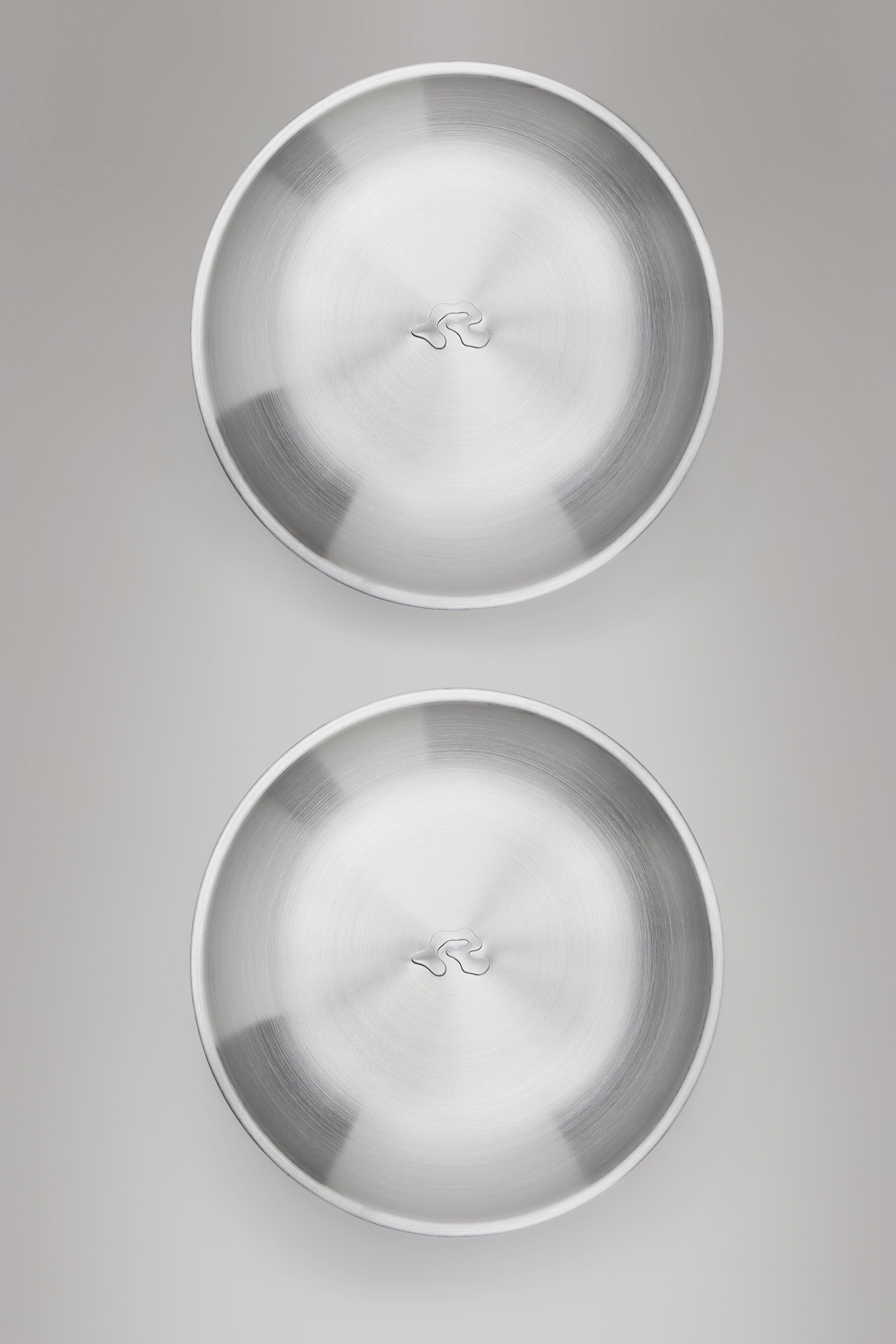RAINS Stainless Steel 2-Pack Deep Plates Steel Food Storage
