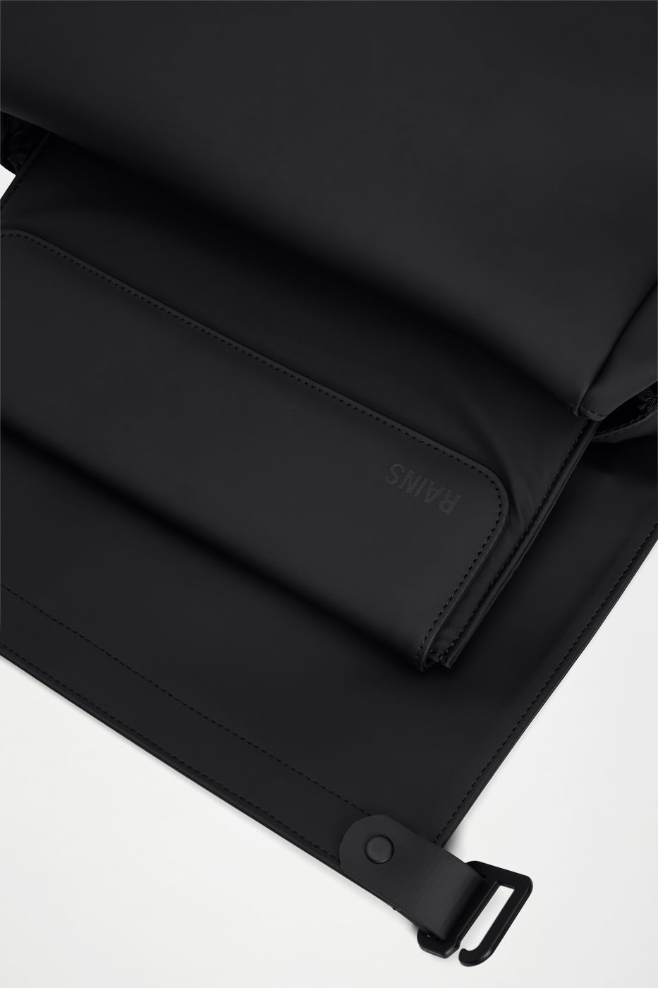 RAINS OTG Backpack Black Backpack