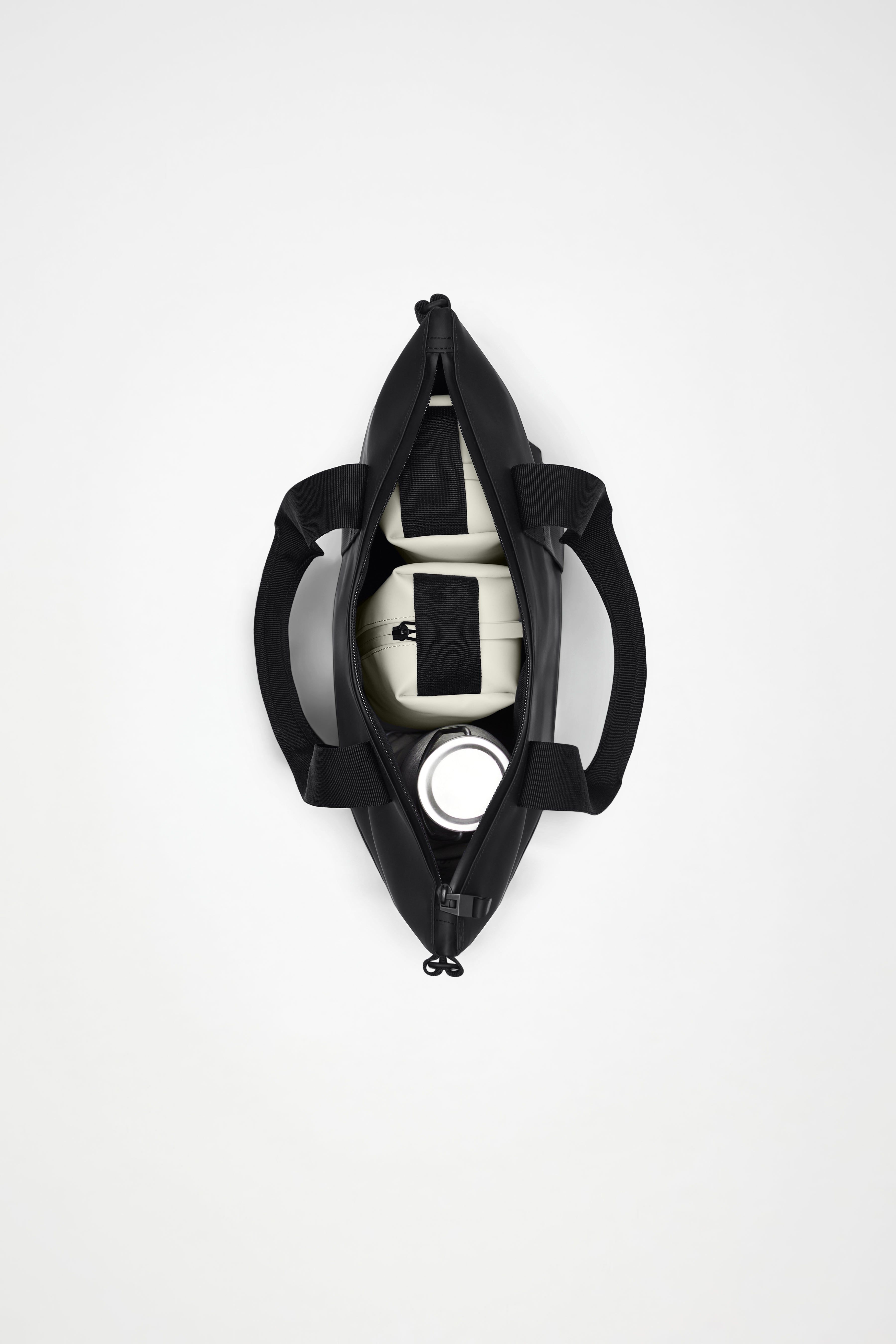 RAINS Tote Bag Micro Black 9L H29 x D10 x W39 cm Tote